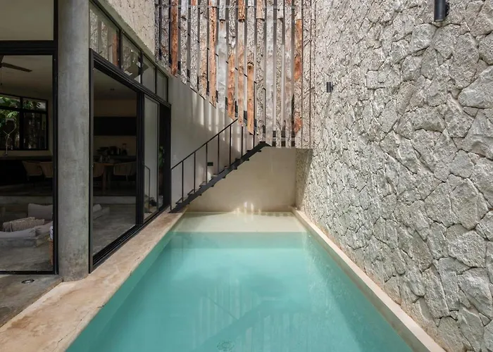 Round Luxury Private Pool & Jungle Rooftop 2b * Tulum