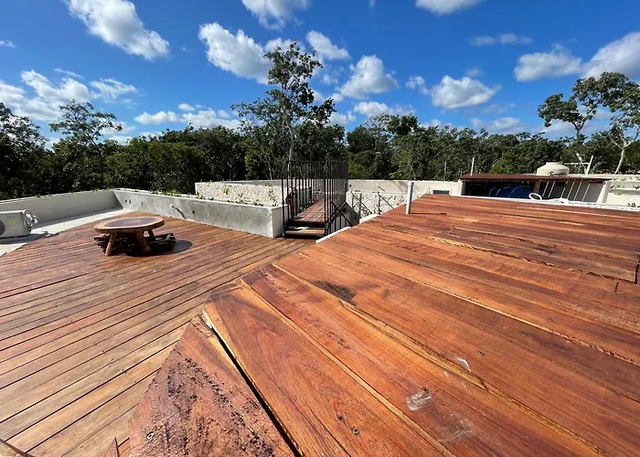 Round Luxury Private Pool & Jungle Rooftop 2b