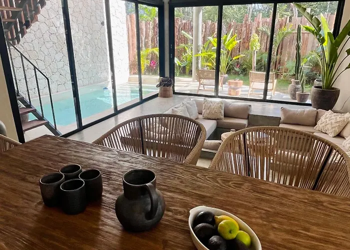 Round Luxury Private Pool & Jungle Rooftop 2b Villa Tulum